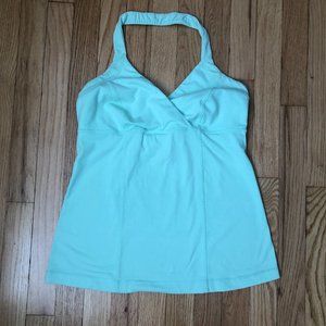 Lululemon Mint Green Liberate Halter Tank Top